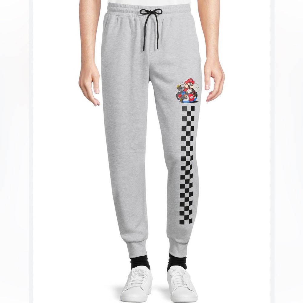 Mario Kart Nintendo Athletic sweatpants joggers size Large